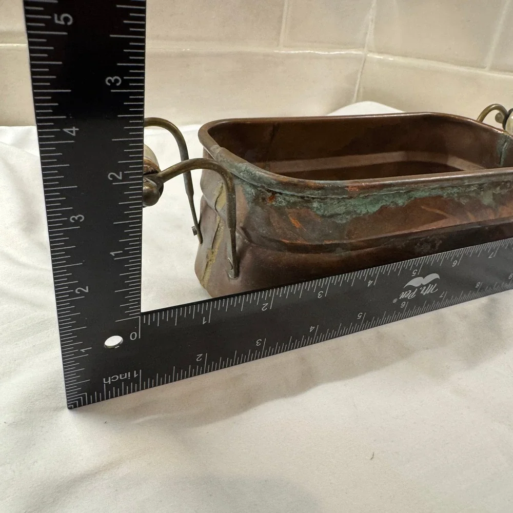 Copper Dish Replica‎ with Ceramic Handles Republic of Ireland Antiquing Process